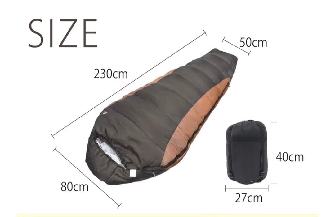 超美品⭐︎Bears Rock寝袋 FX402 ブラウン