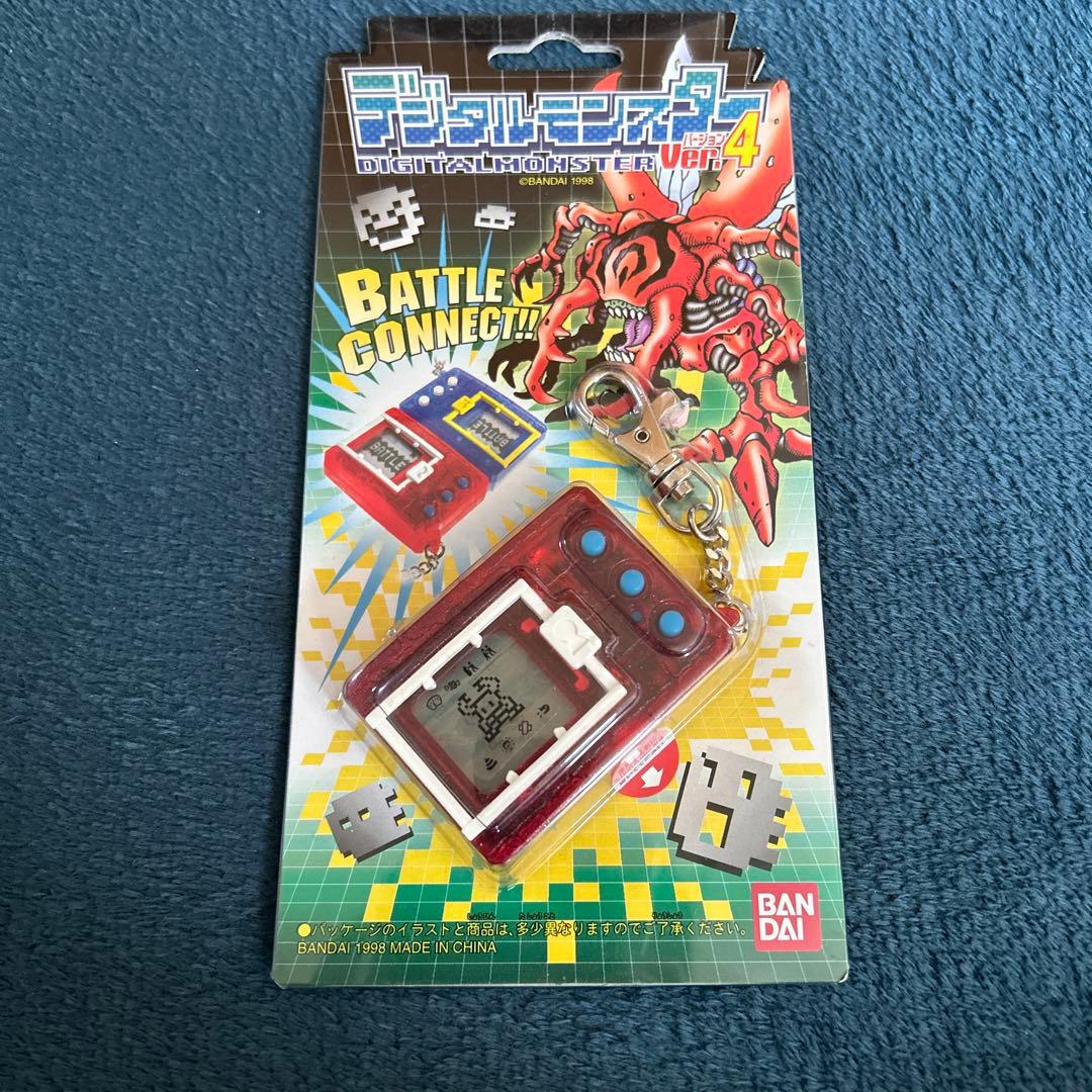 デジタルモンスター ver.4 クリアレッド　デジモン　初代