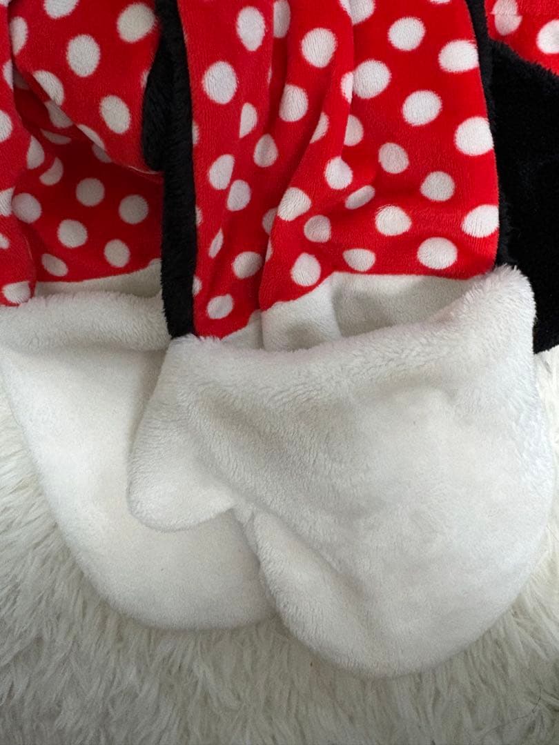 ミニーマウスマフラーキャップ、カチューシャ