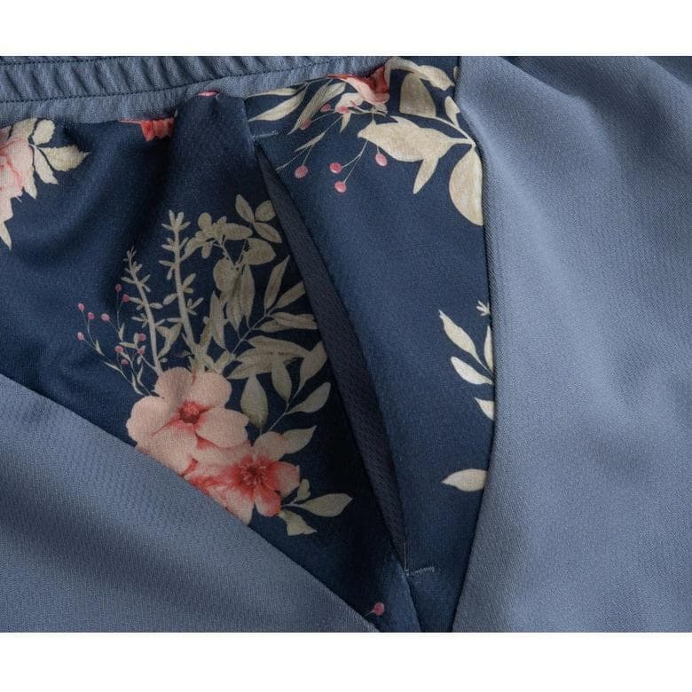 アドミラル テニスウェア フラワーヘムショーツ (ATLA517) ブルー