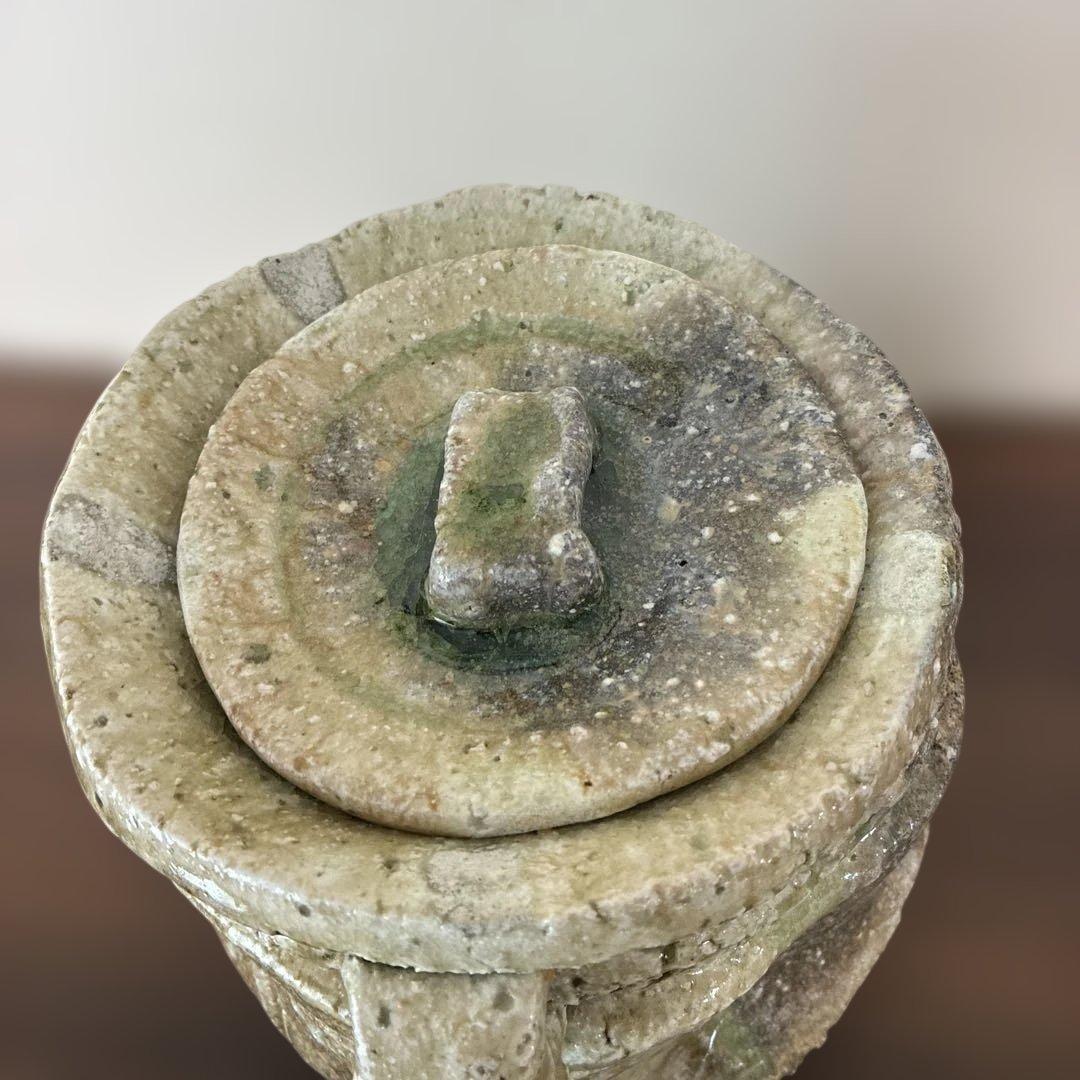 伊賀焼　水差　耳付水指　 井村侊生　伊賀　信楽　茶道具　茶室　茶碗