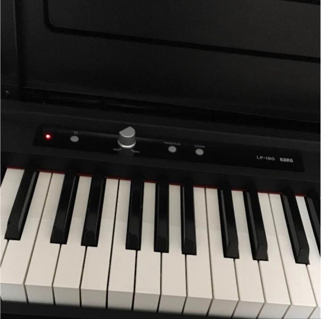 KORG LP-180 BK 電子ピアノ 88鍵 椅子・ペダル付き