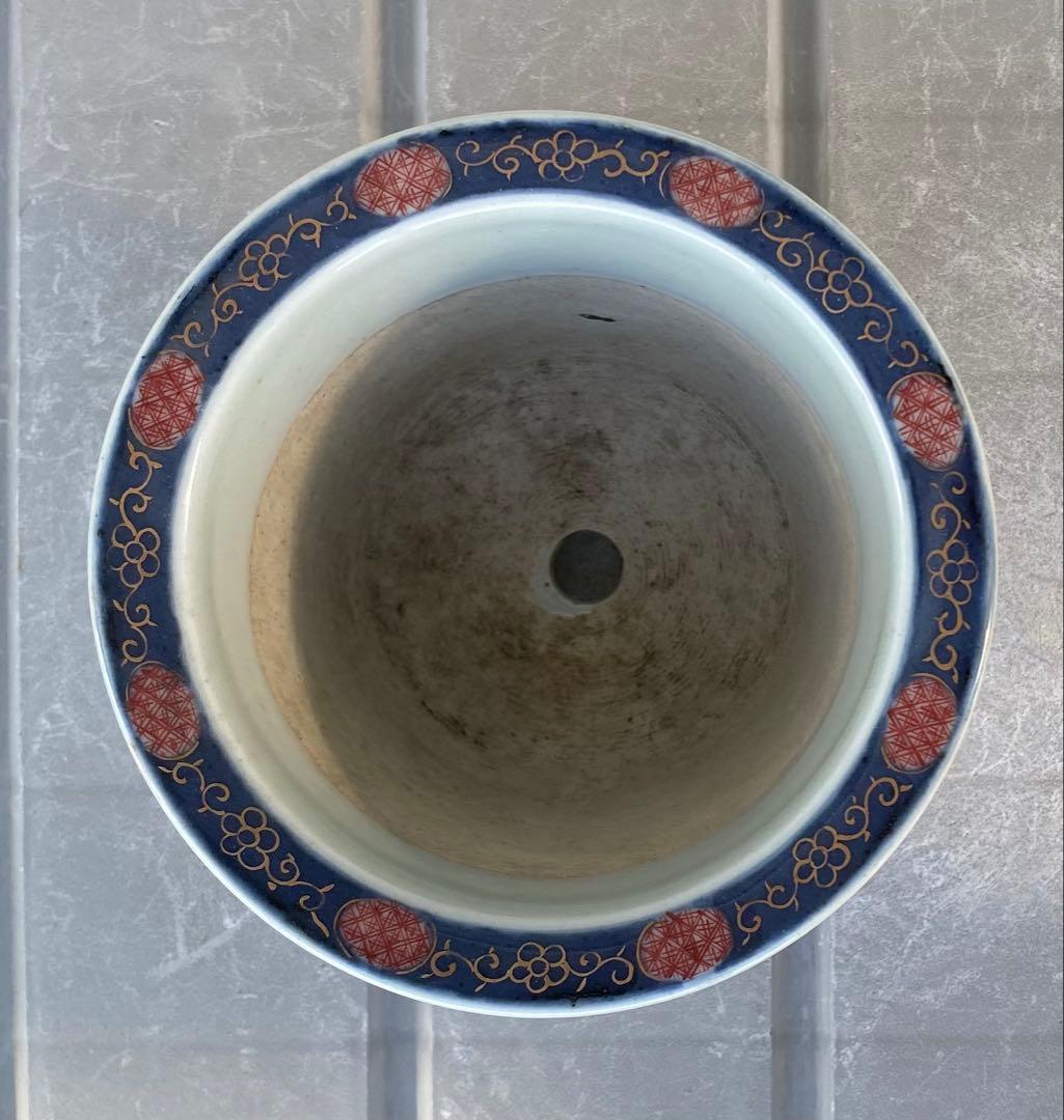 伊万里 丸形 盆栽鉢 植木鉢