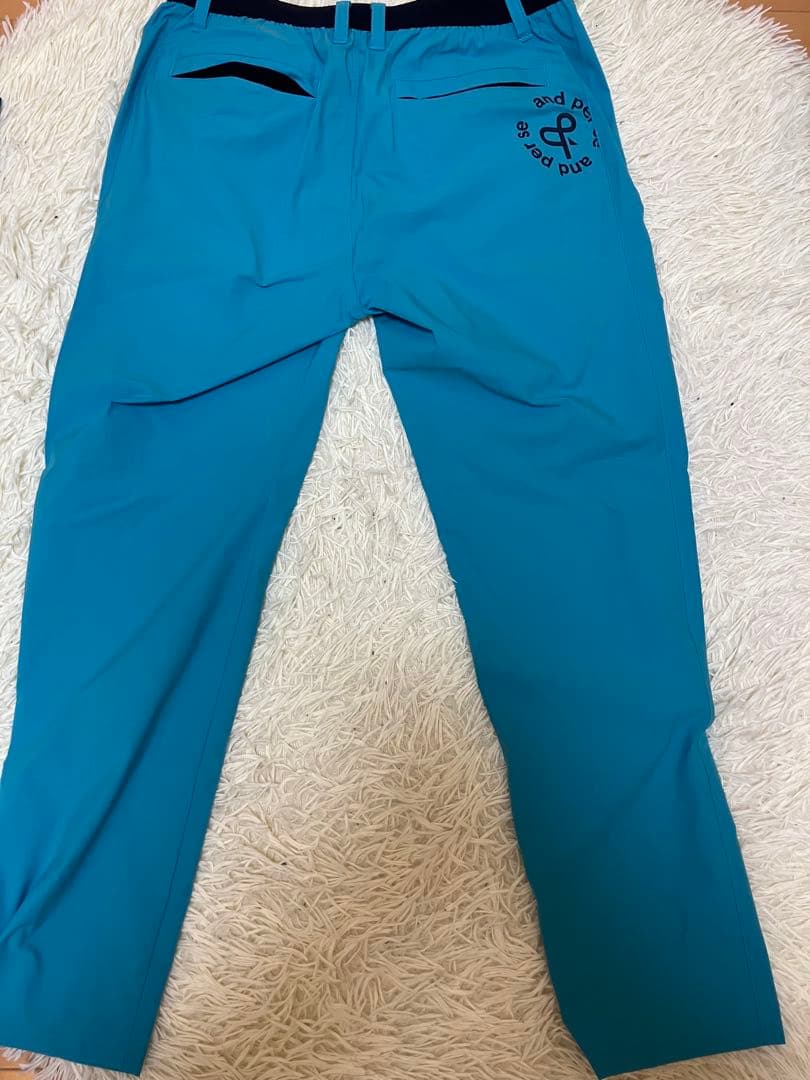 and per se 青 ジャケット L 上下セット