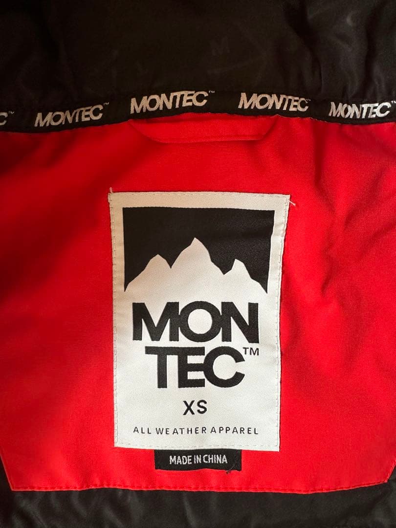 MONTEC スキー/スノーボードウェア　ジャケット　メンズ　XSサイズ