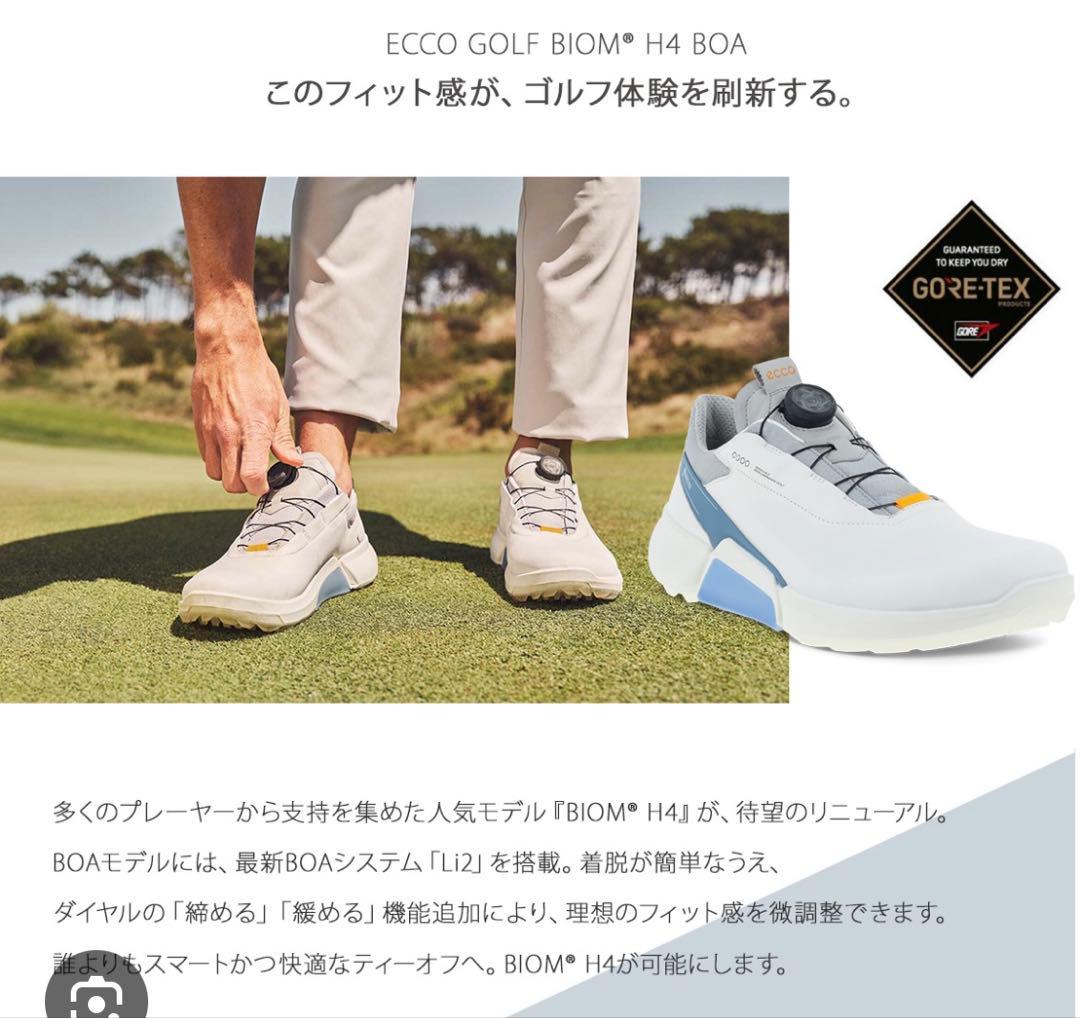 ecco ゴルフシューズ メンズ 39(24.5)