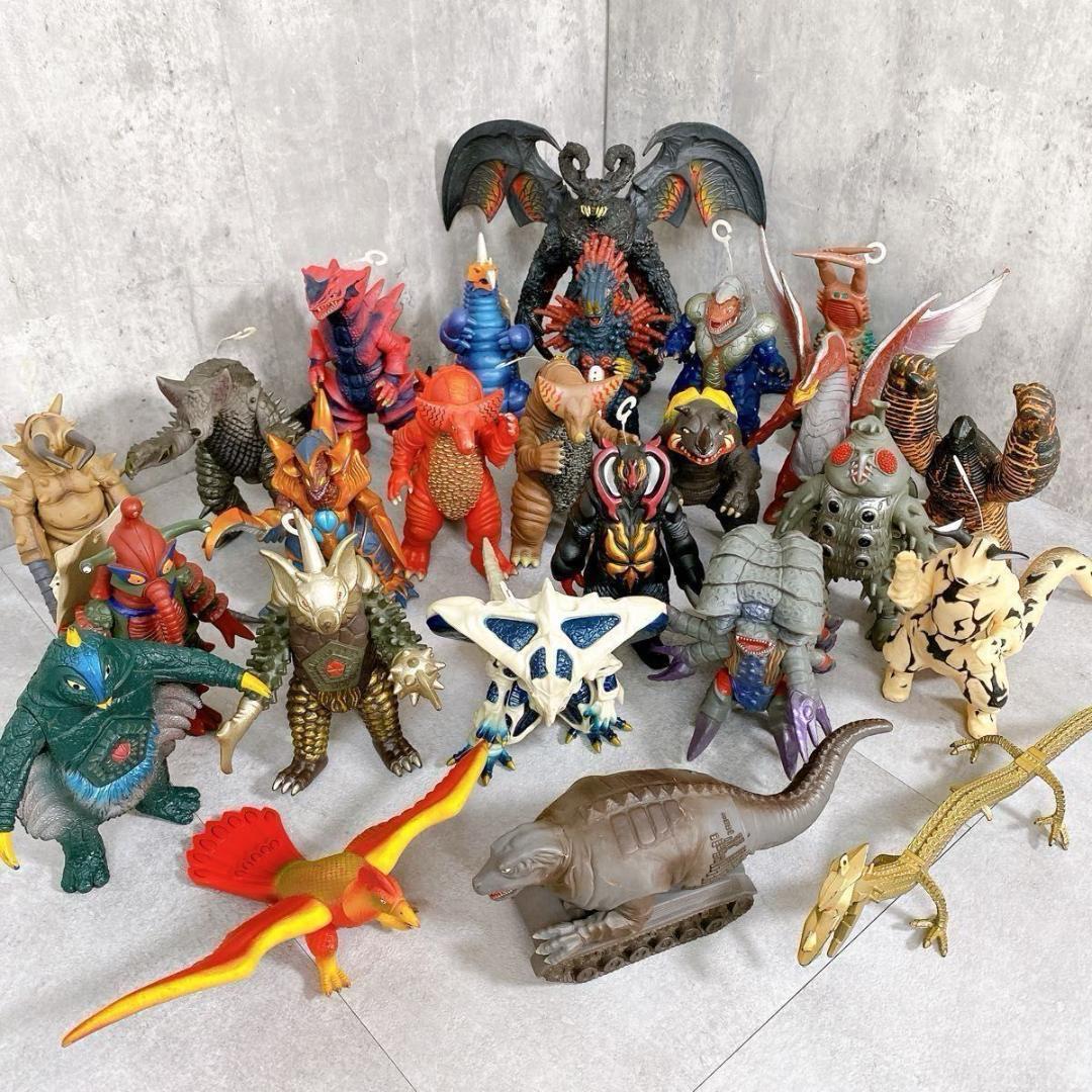 Y336 ウルトラマン & ウルトラ怪獣 シリーズ ソフビ 46体 大量 希少