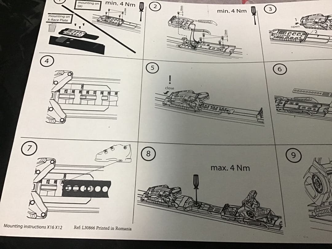 ATOMIC アトミック X16ビンディング