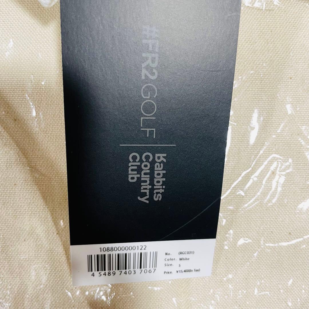 エフアールツーゴルフ #FR2GOLF 長袖 ハイネック シャツ 白 ラビッツ