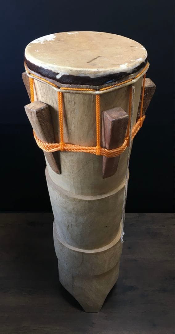 高さ　112cm 民族楽器　ヴィンテージ　レア　打楽器　太鼓　民族