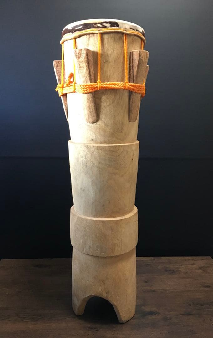 高さ　112cm 民族楽器　ヴィンテージ　レア　打楽器　太鼓　民族