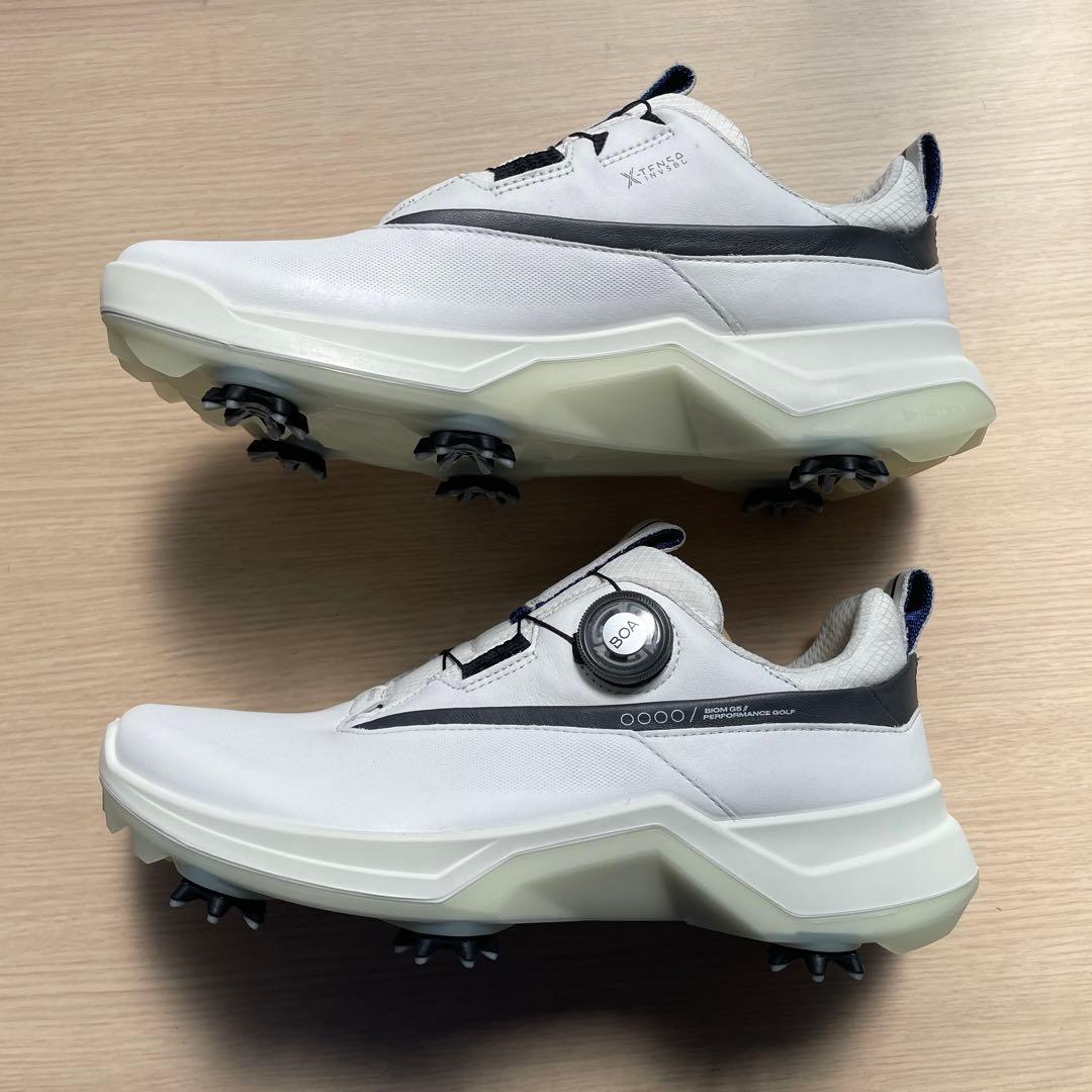 新品未使用　ecco ゴルフシューズ 39サイズ　 WHITE/BLACK