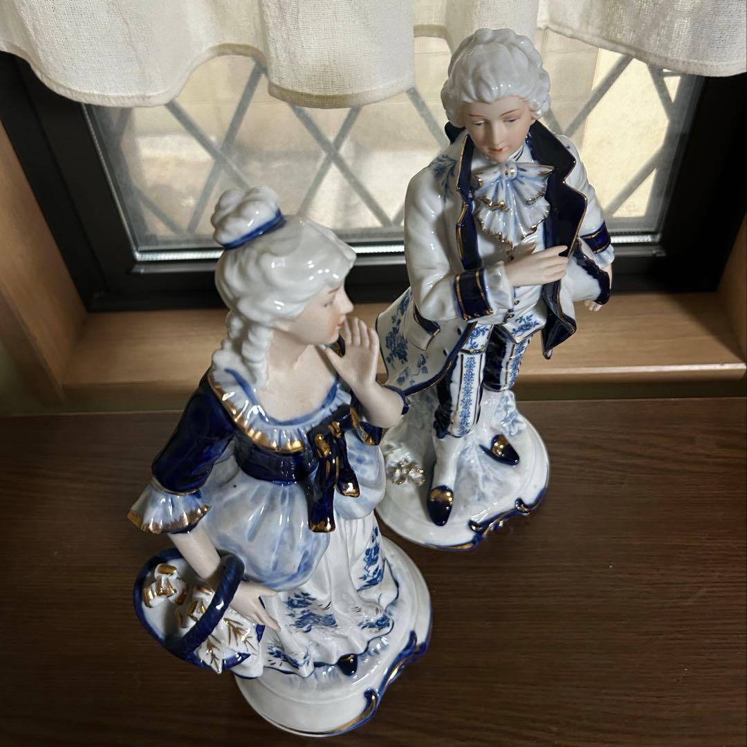 ドマン社　陶器人形　ペア