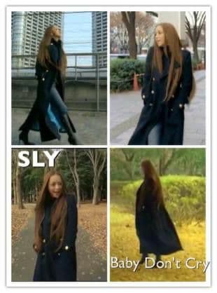 安室奈美恵  SLY  ベビドンロングコート サイズ2