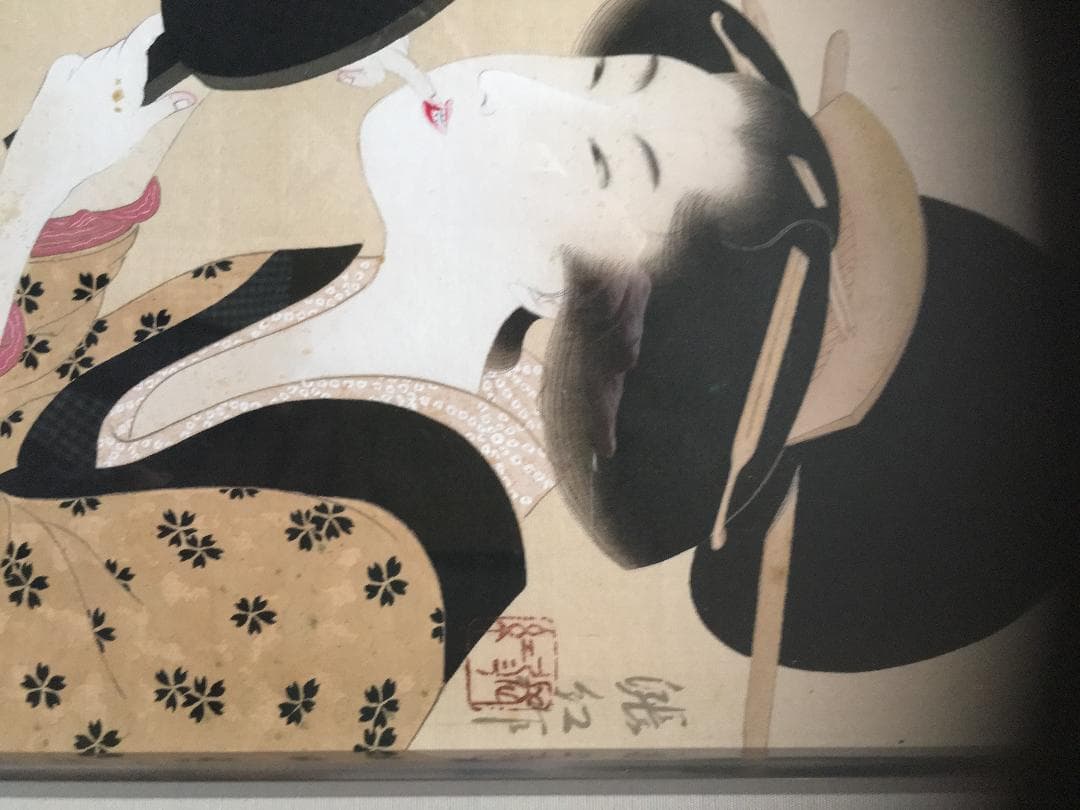 浮世絵。肉筆。