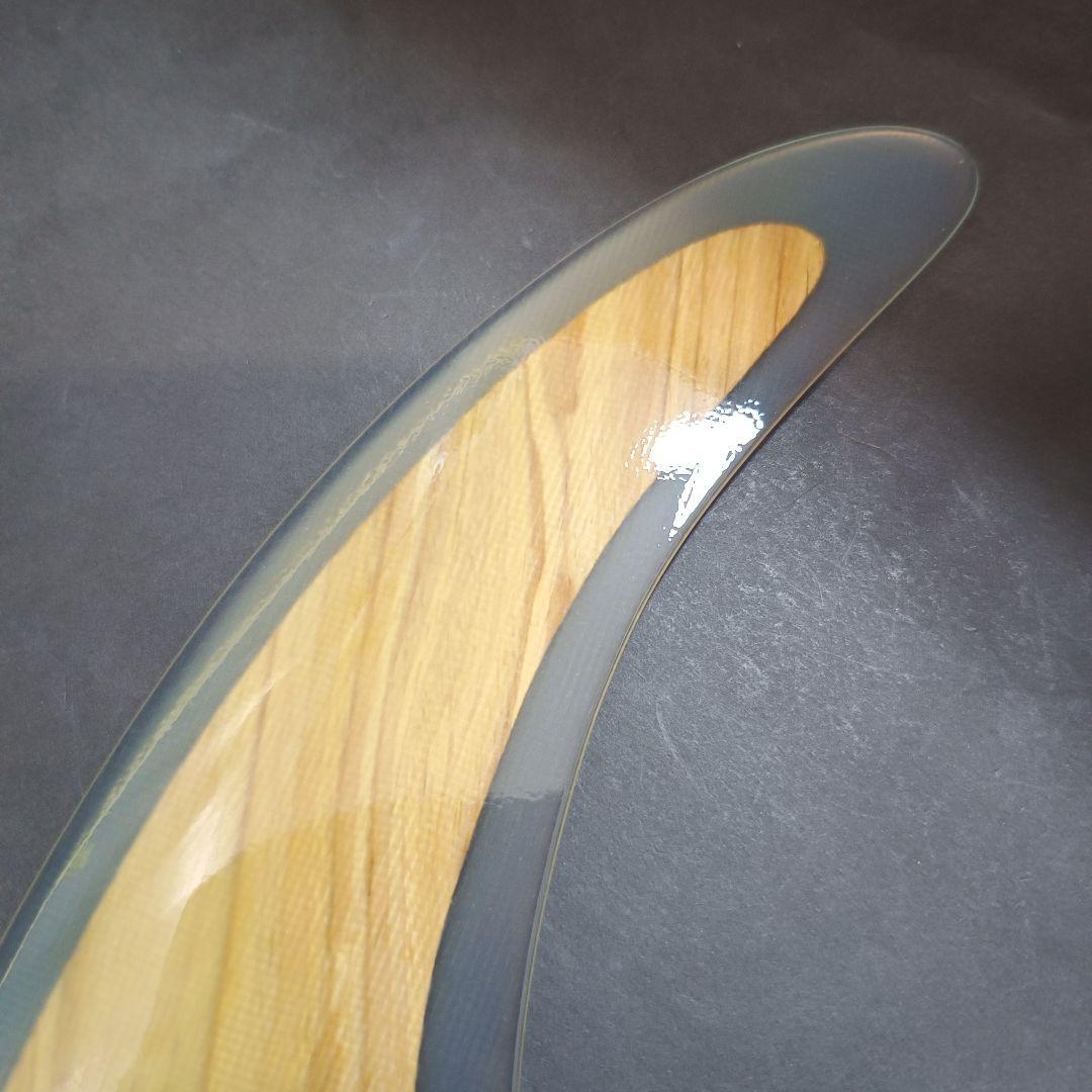 10インチ センターフィン　ウッドコア　シングルフィン　ロングボード　フィン