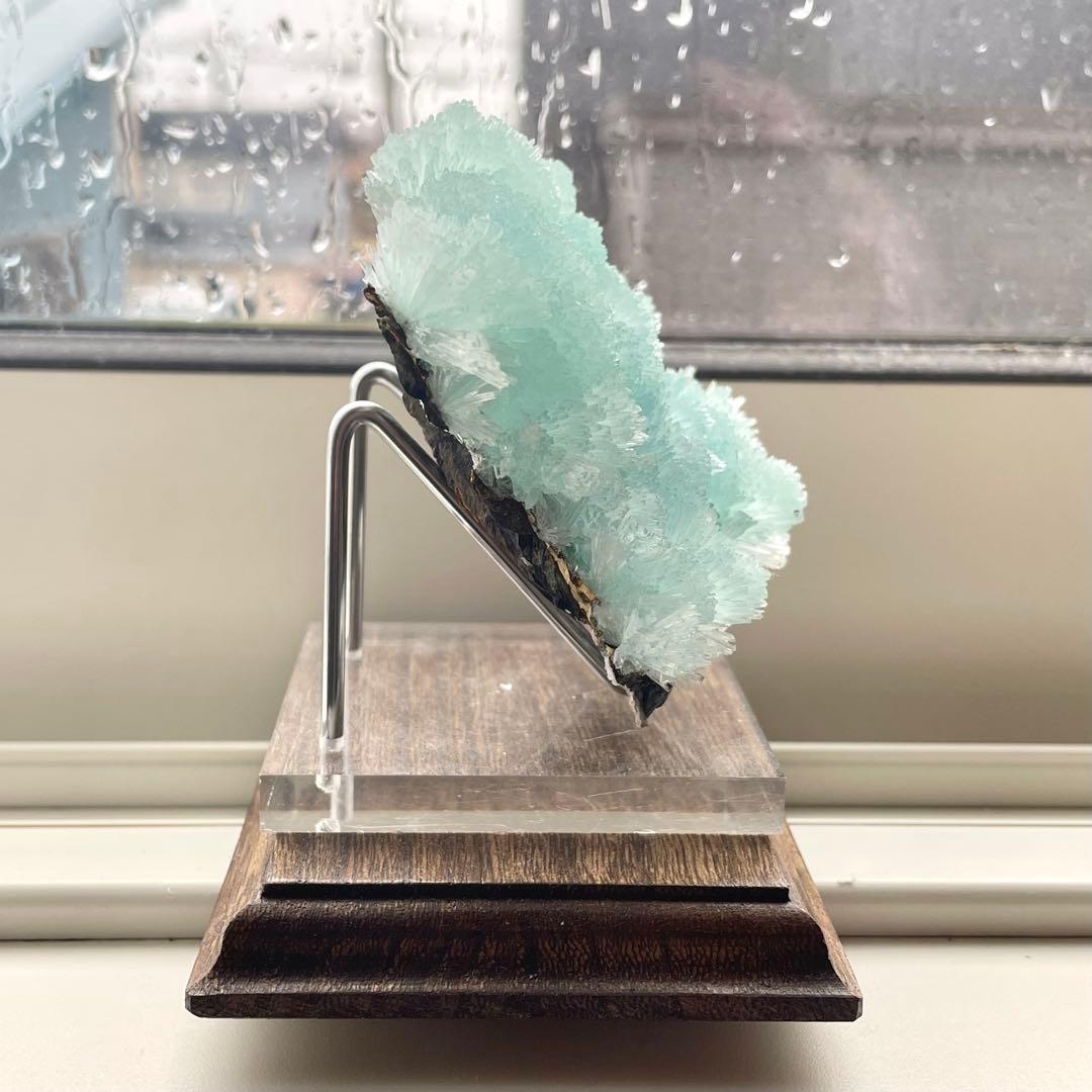 中国 雲南省産 ブルーアラゴナイト 鉱物標本