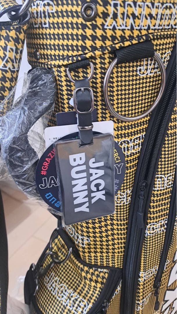 JACKBUNNY チェック柄 キャディバッグ