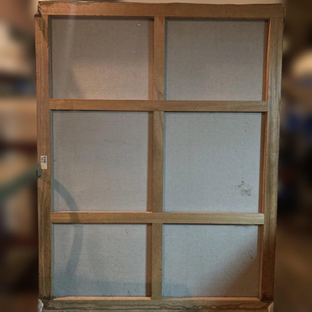 【絵画】50号 無題 花の絵 (アクリル絵具 蝋 油性マーカー) 極彩色