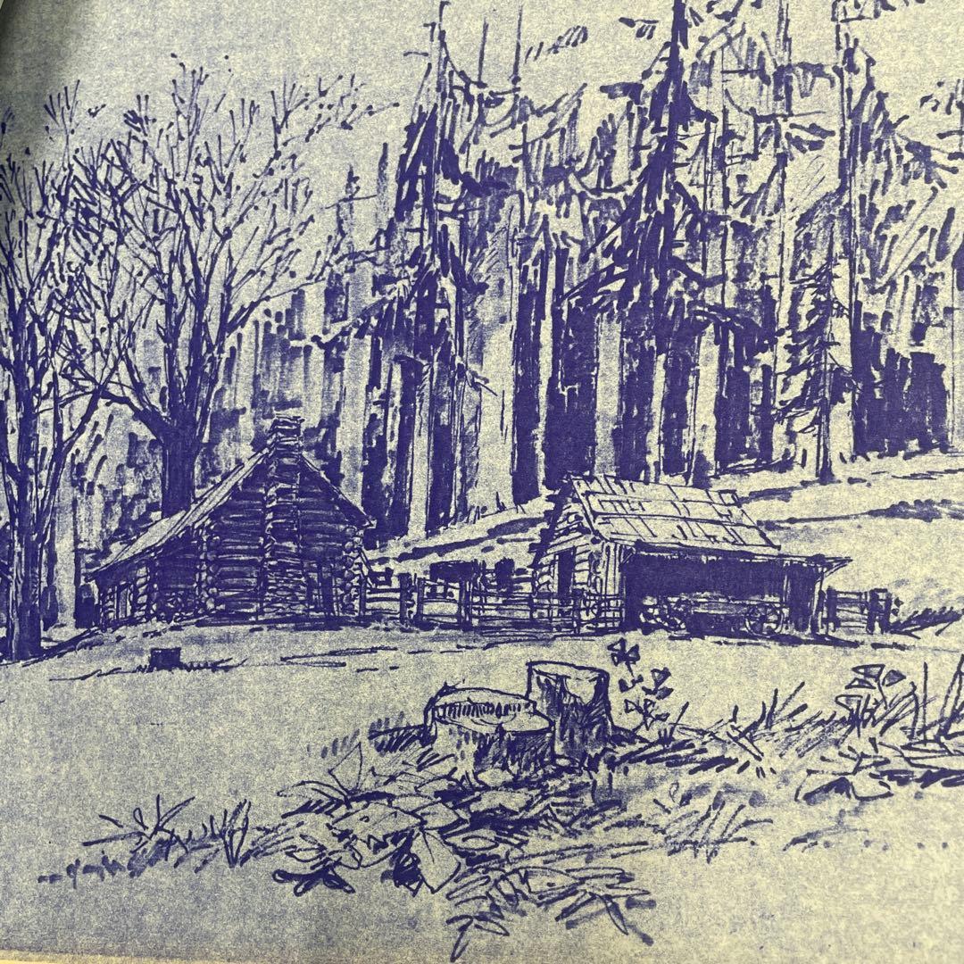 草原の少女ローラ　設定資料　青焼き　日本アニメーション