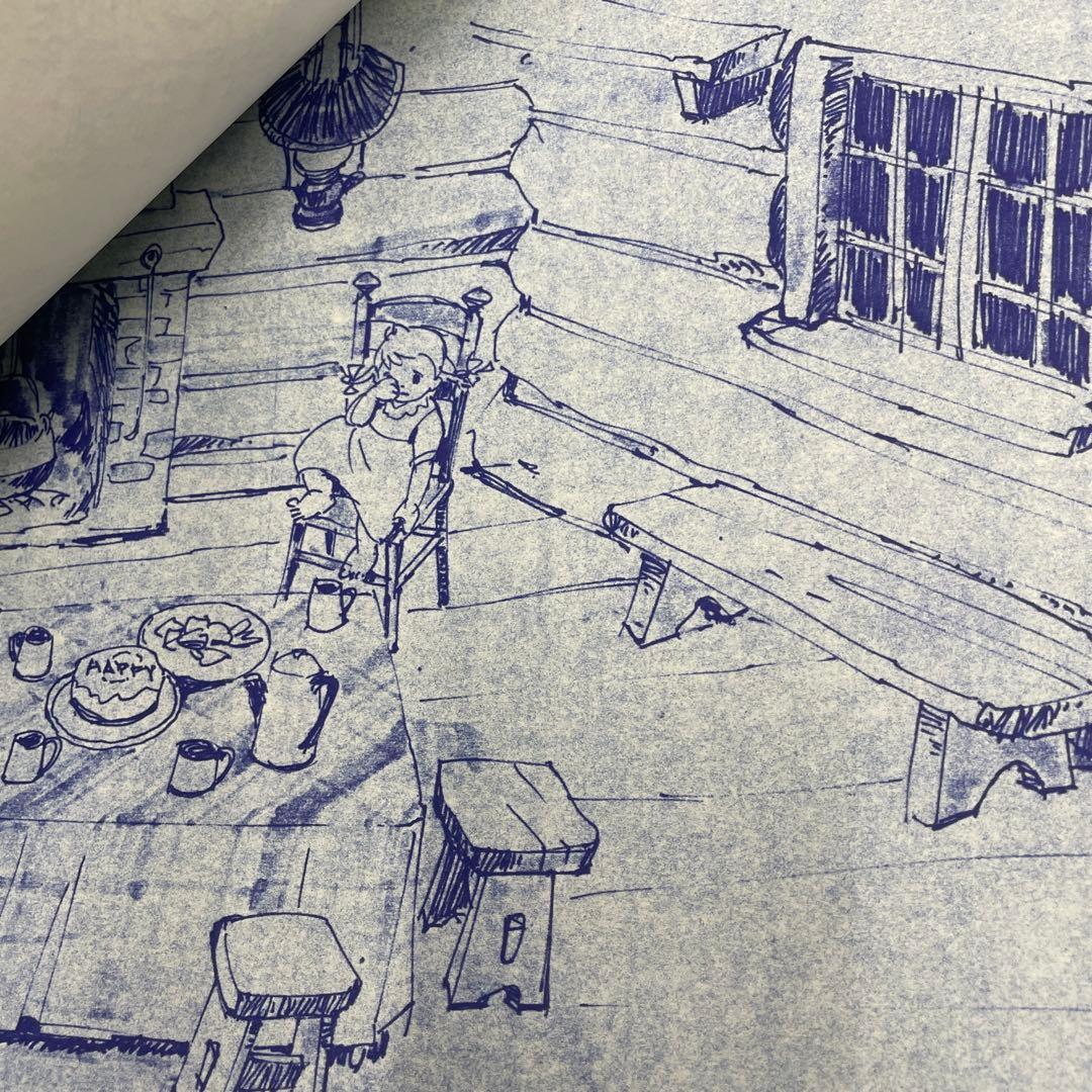 草原の少女ローラ　設定資料　青焼き　日本アニメーション