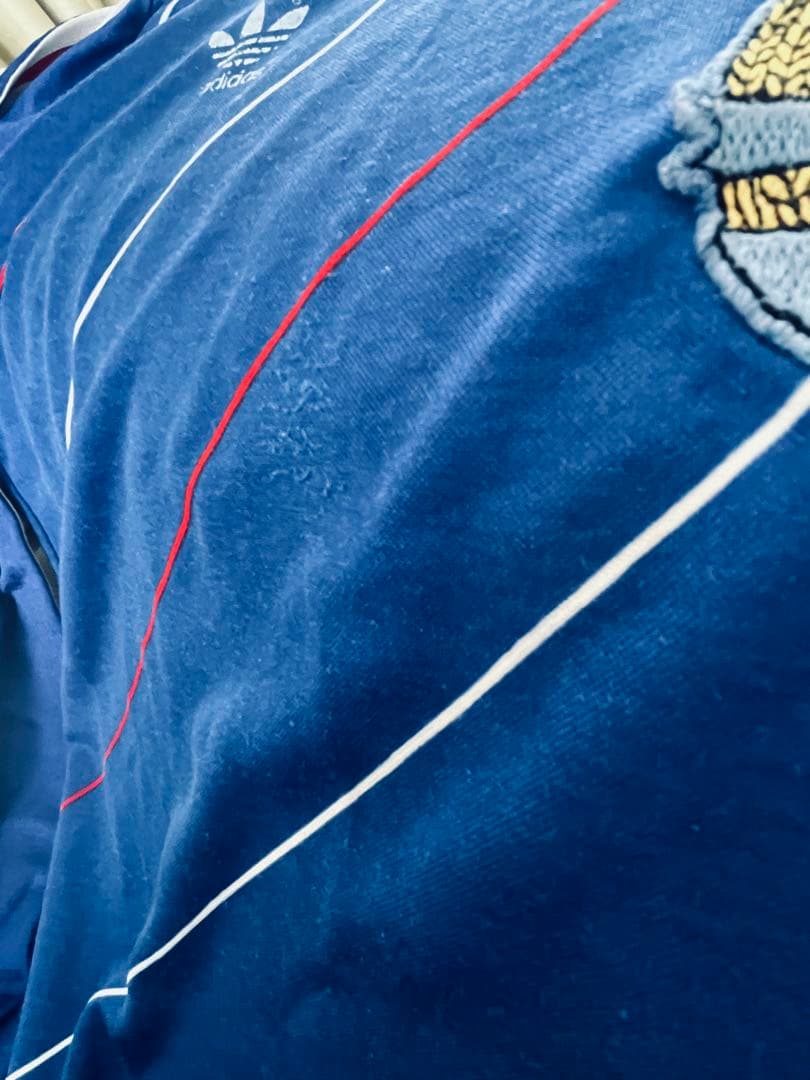 西ドイツ製　84年ユーゴ代表ホーム　長袖シャツ　ユーゴスラビア代表