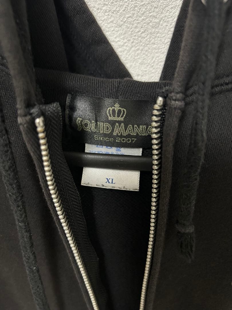 SQUID MANIA ブラックパーカー XL希少