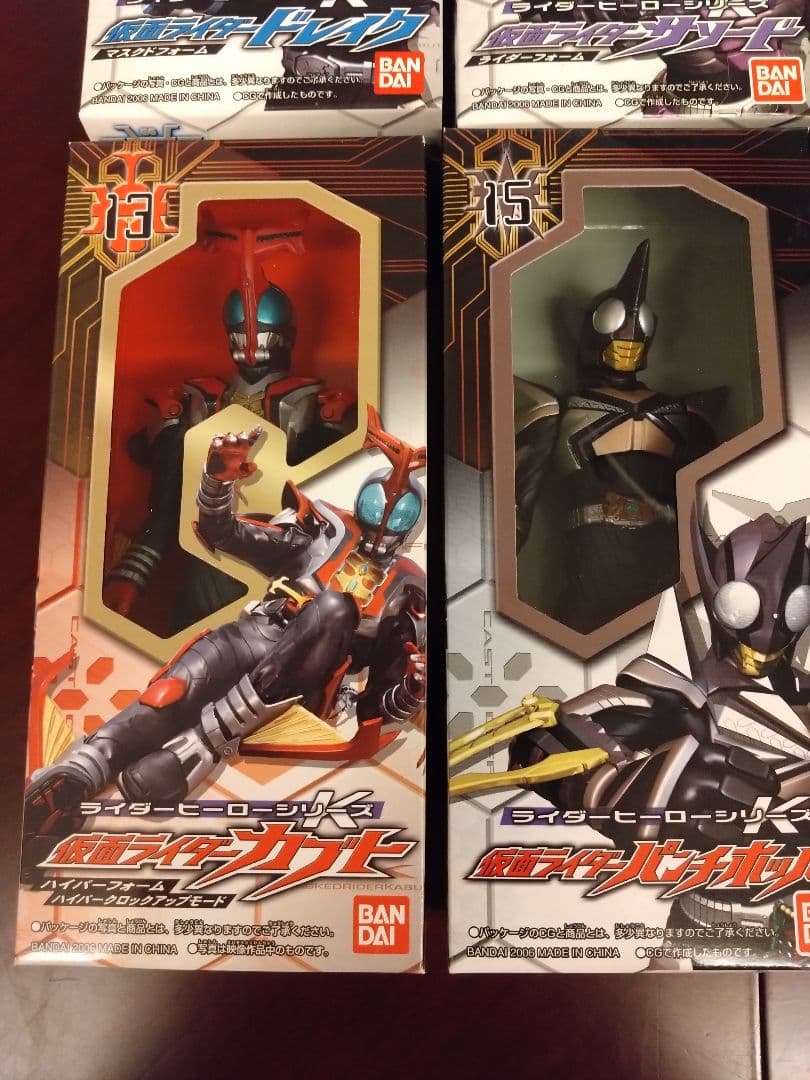 仮面ライダーカブト　ソフビ　フィギュア　仮面ライダーヒーローシリーズ