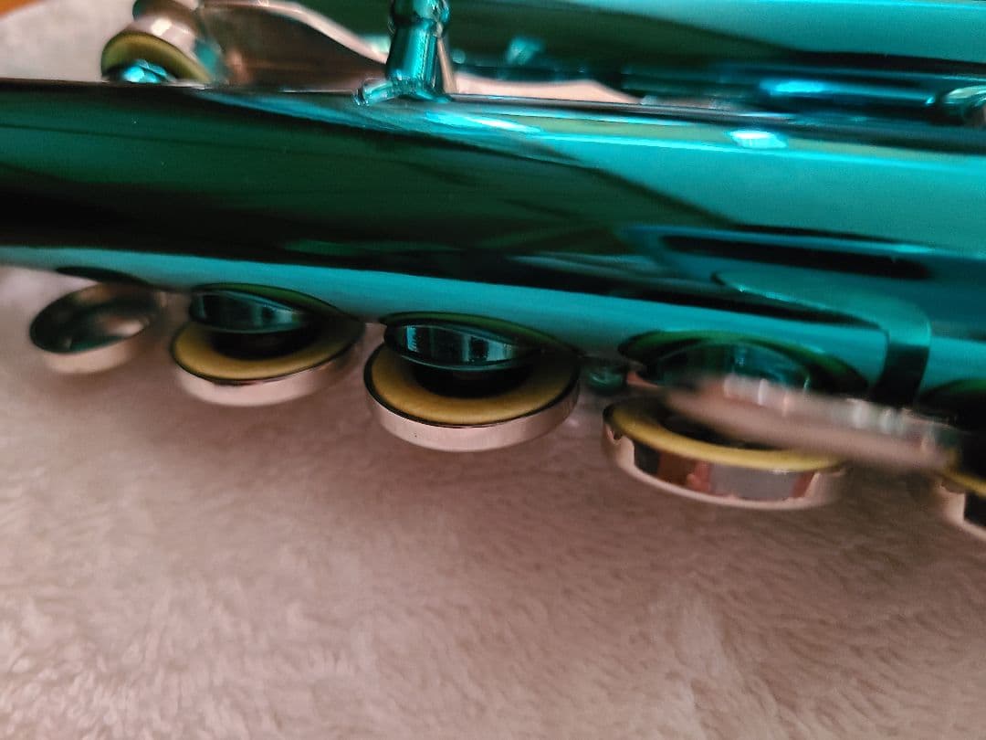 Eastar フルート本体 ケース付き メタリックブルー