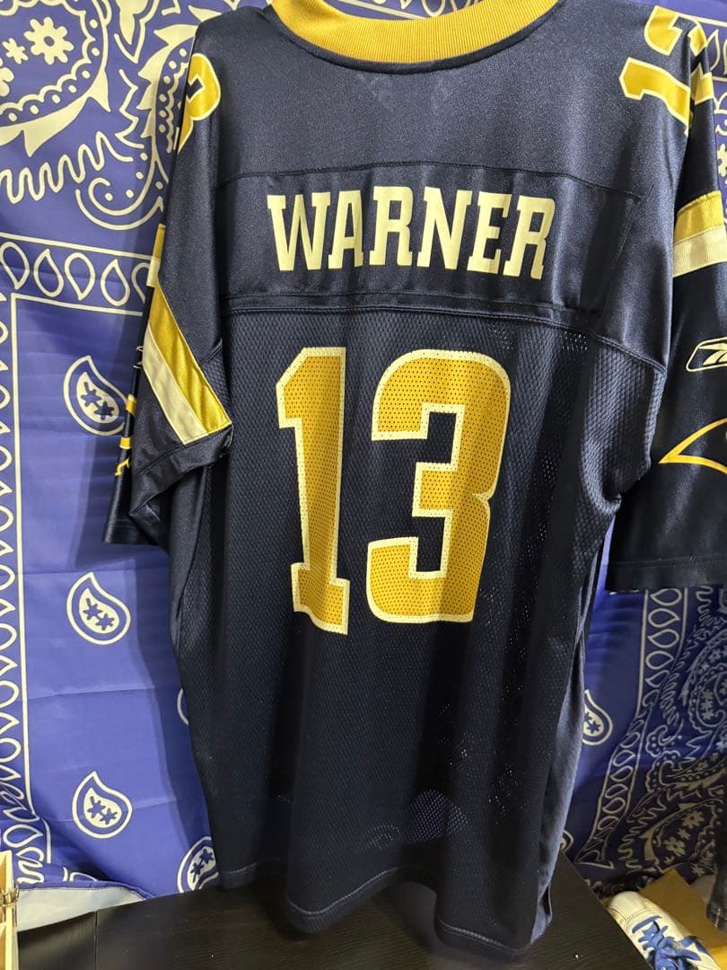 Rams Warner 13 シャツ ネイビー/ゴールド