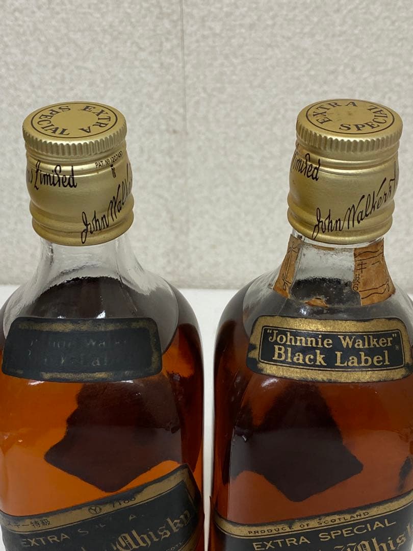 3-1649 Johnnie Walker Black Label 2本セット