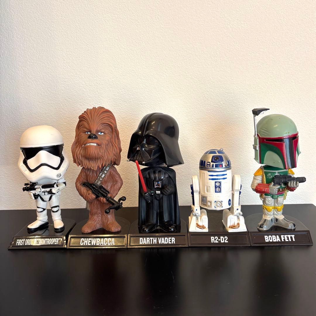 値下げ！【希少】スター・ウォーズ Funko ワッキーワブラー 5体セット