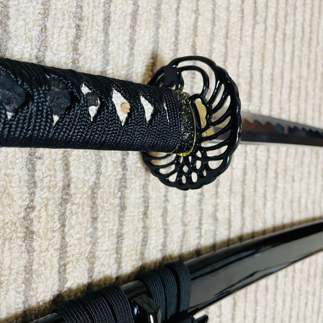 高級本格居合刀 模造刀 日本刀 武具 刀剣 のたれ刃紋 刀 刀剣 （C06)