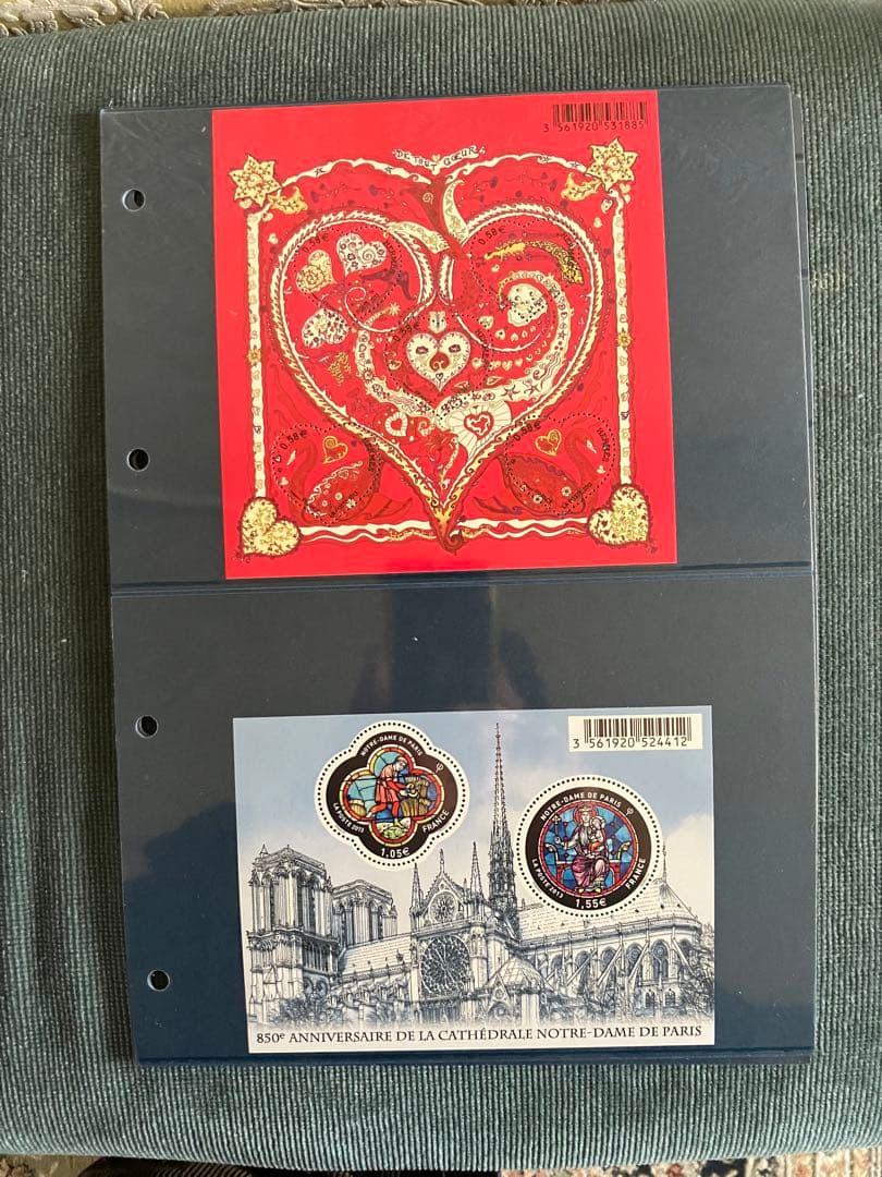 エルメス切手フランス記念切手セット