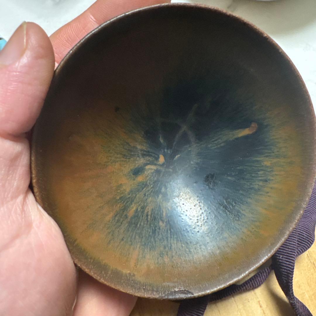 宋時代 天目茶碗 兎蠔盏