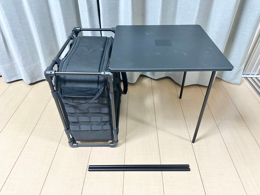 アウトドアテーブル フィールドオフィス M ブラック