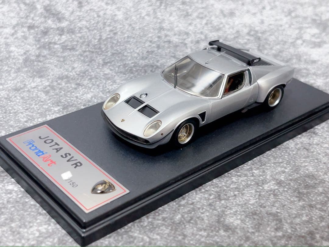 フロンティアート　1/43 ランボルギーニ ミウラ イオタ SVR シルバー