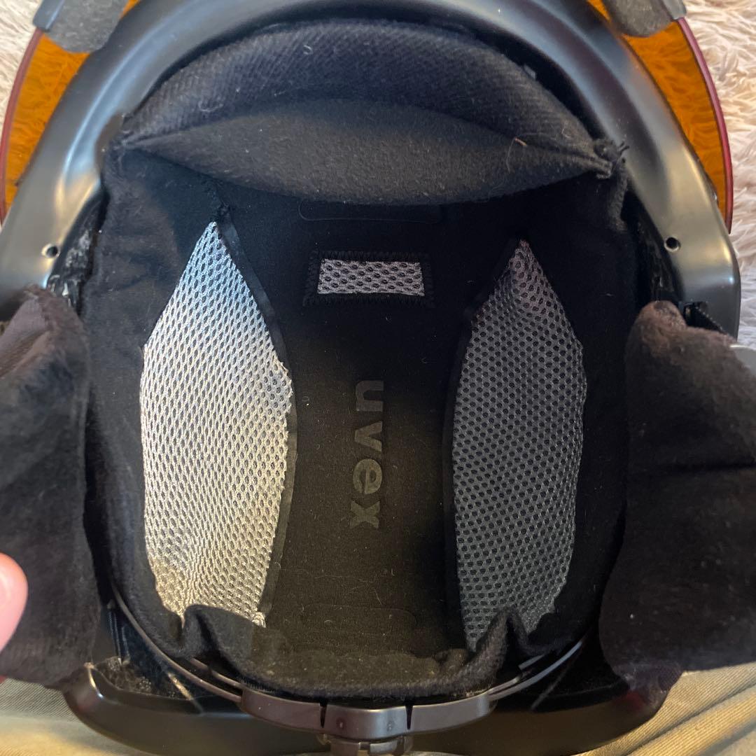 UVEX バイザー付きヘルメット　58-62/M-XL　スキー　スノーボード