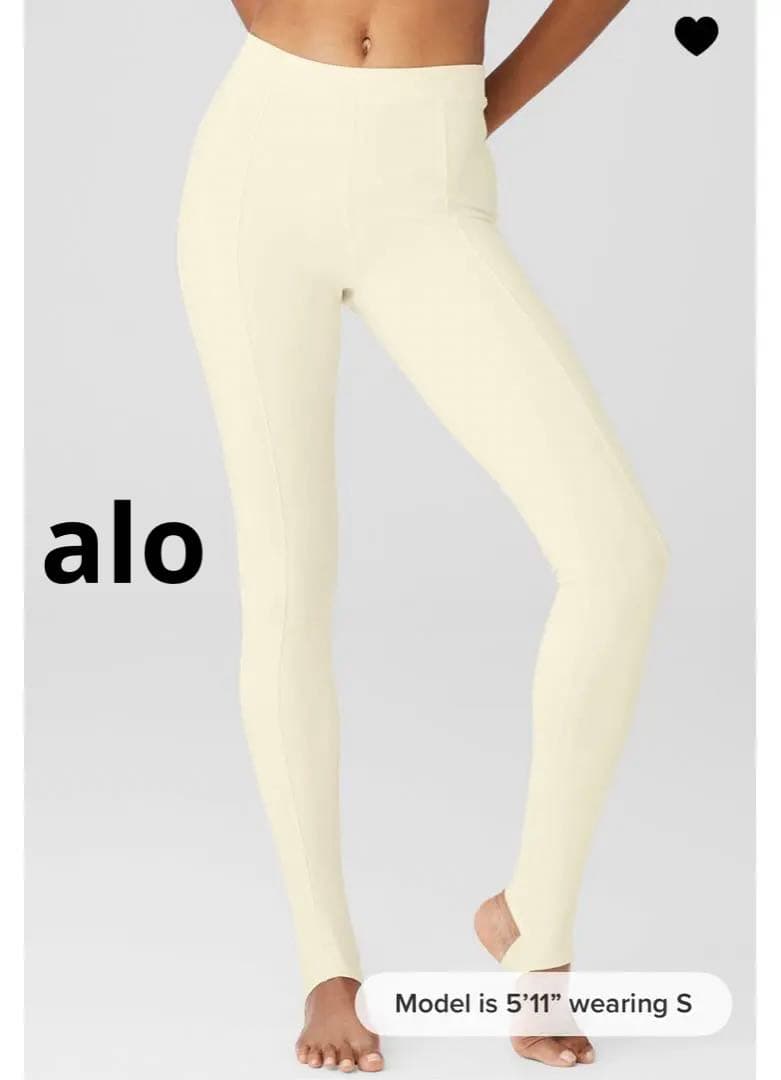 Alo Yoga 【完売品】ハイウエストレギンス XS パステルイエロー