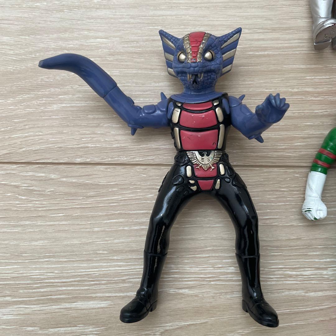 仮面ライダー　ソフビ　当時物　まとめ売り