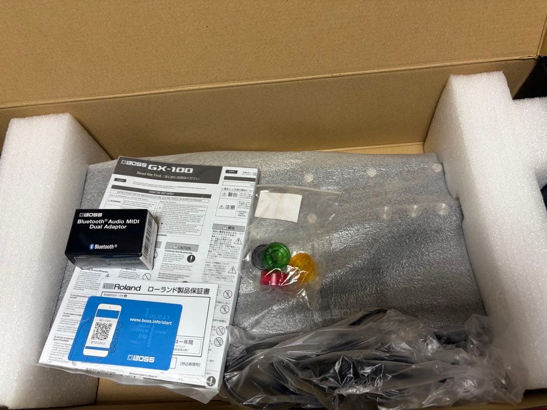 「動作確認済み・付属品完備！」BOSS GX-100 BT-DUALバック付き！