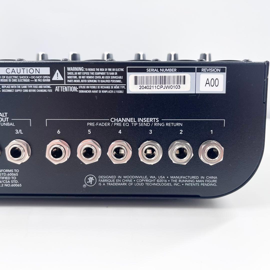 美品 MACKIE 1402VLZ4 アナログミキサー 12ch ケース付