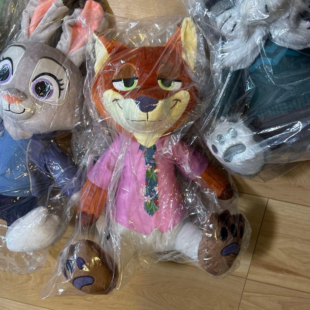 未開封 ズートピア2 Lぬいぐるみ　ニック ジュディ ゲイリー パウバート