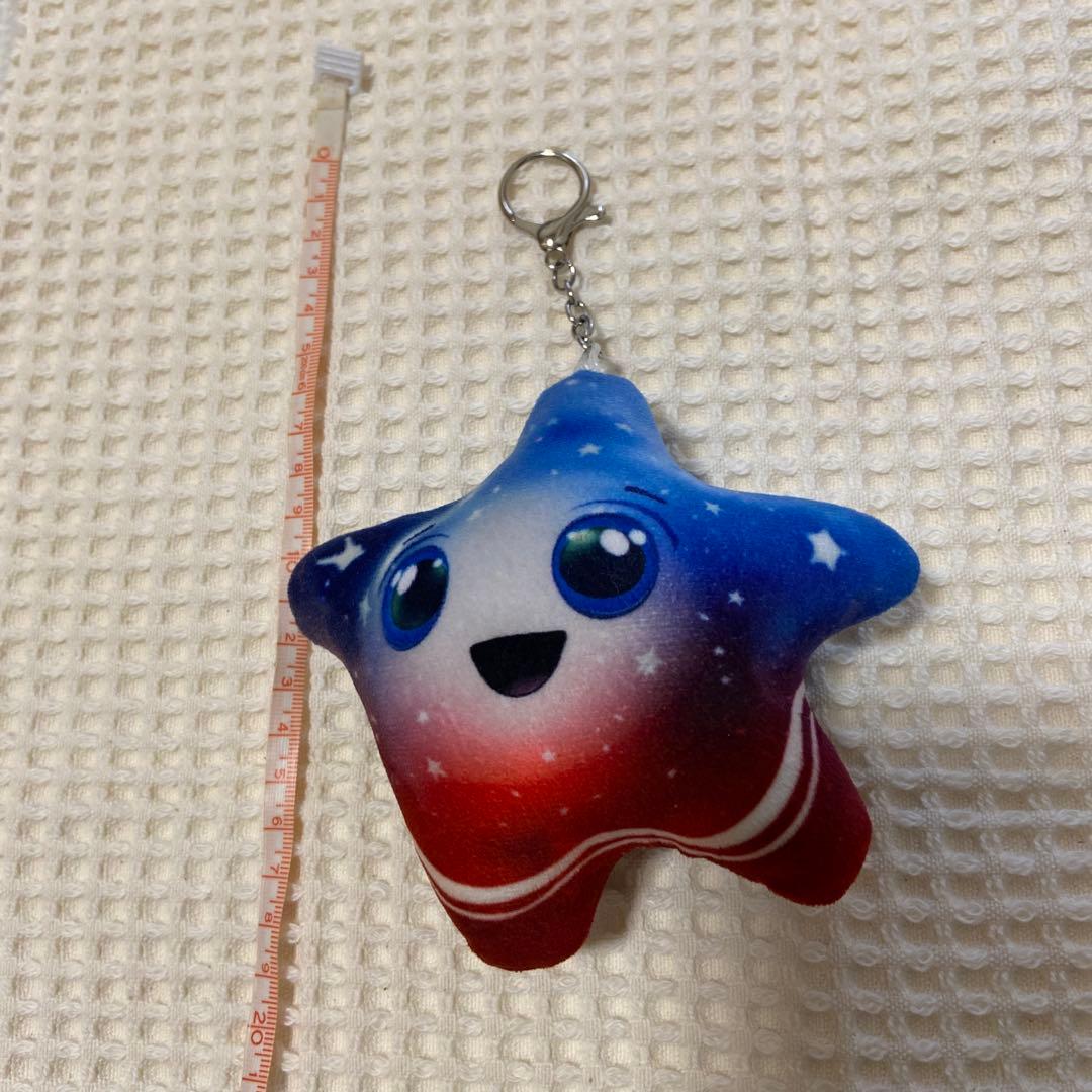 大阪万博　アメリカ館パビリオンマスコットキーホルダー　スパーク⭐︎EXPO2025