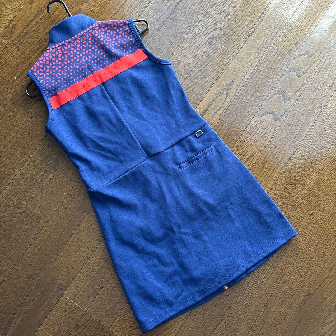 DESCENTE GOLF レディース ワンピース M ネイビー