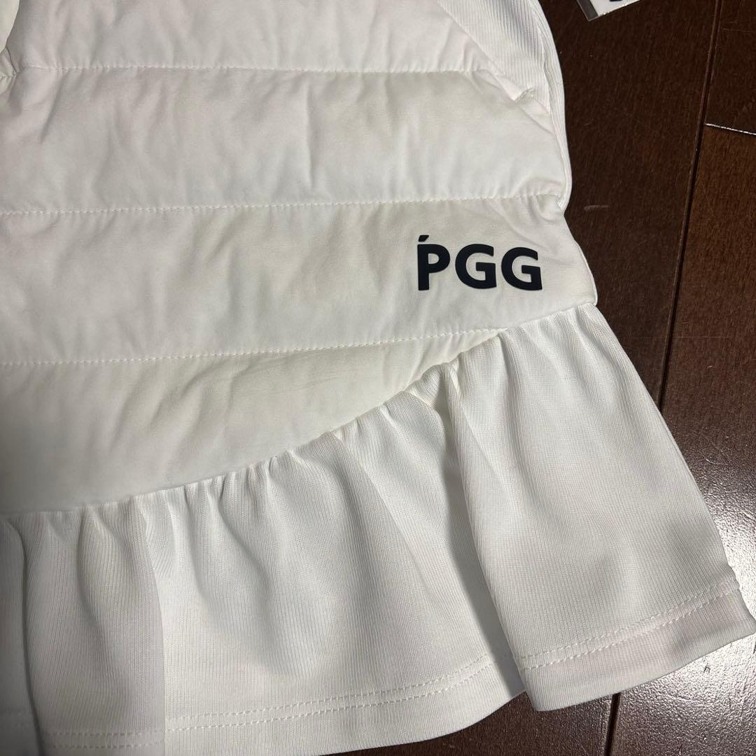 PGGアモッサ×N yメカニカルストレッチタフタホワイトスカートサイズ1