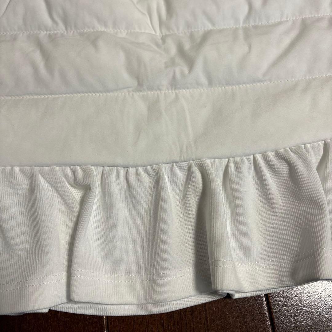 PGGアモッサ×N yメカニカルストレッチタフタホワイトスカートサイズ1