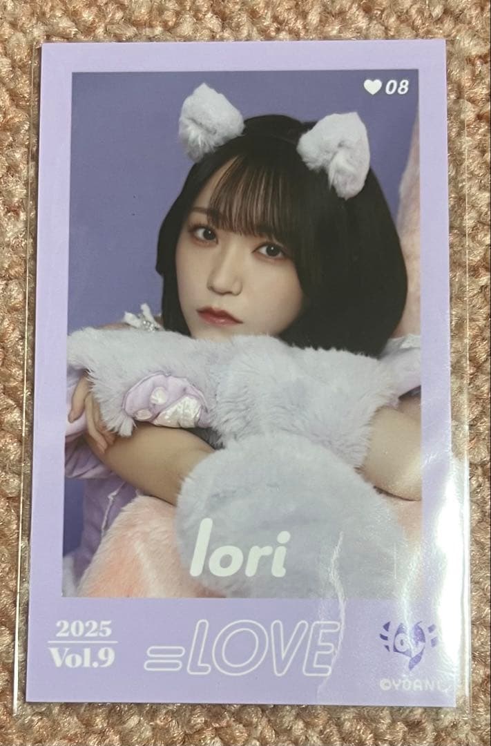 イコラブ ＝LOVE 野口衣織　ミニフォトカード vol.9 レア 猫衣装