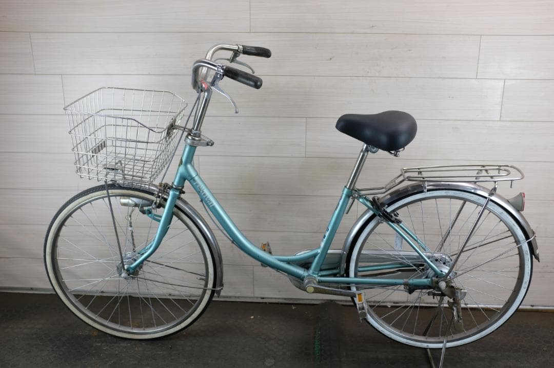 ブリヂストン製　軽快車　24インチ　シングル　ライト