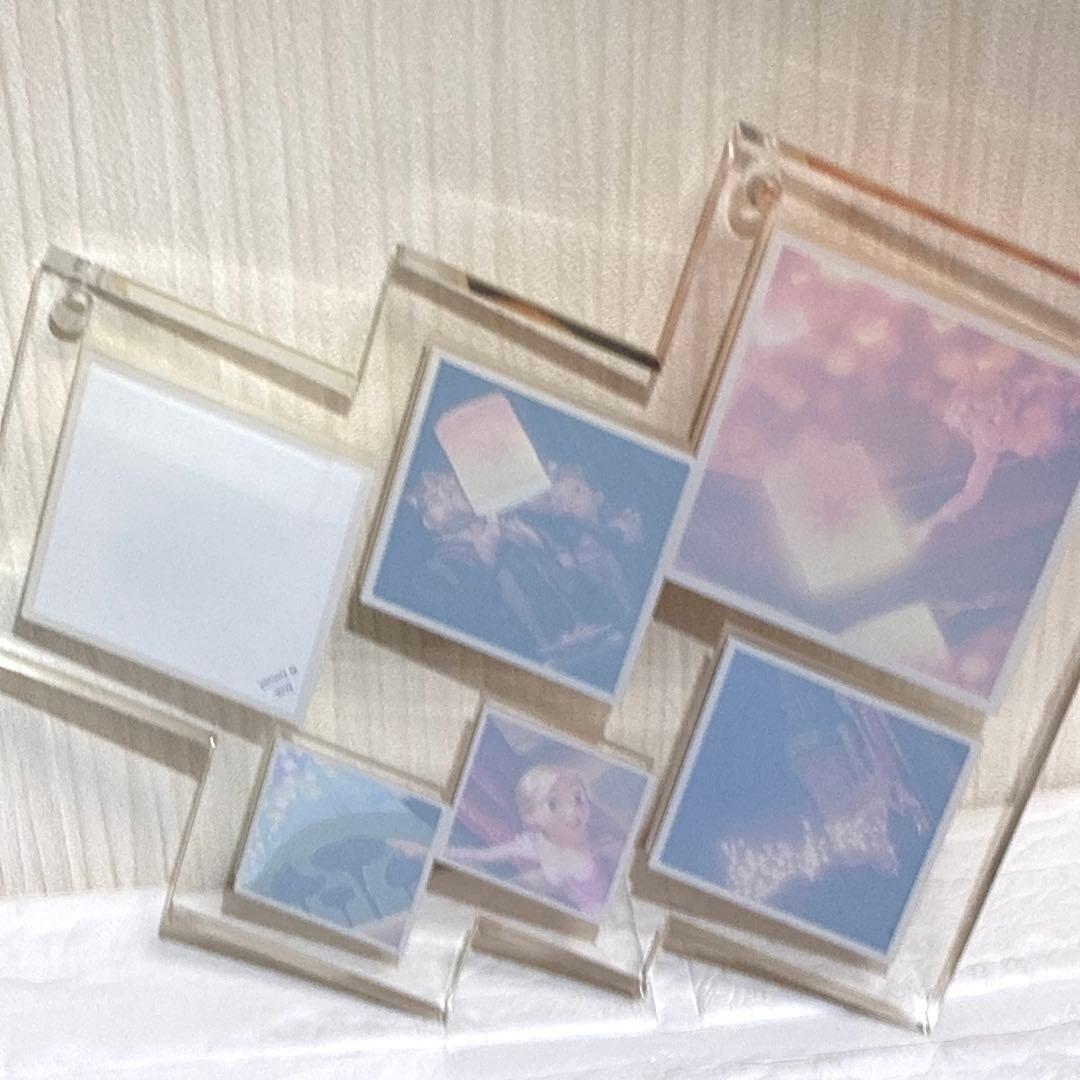 ディズニープリンセス展アクリルアート　３点まとめ売り